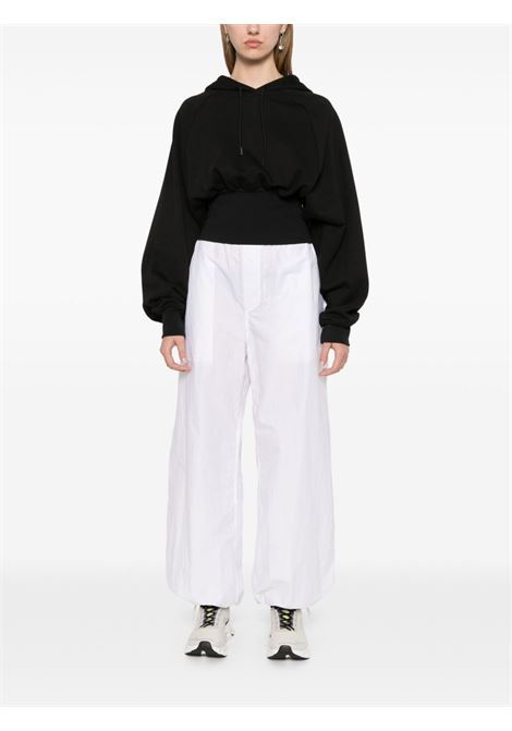 Black cropped hooded sweatshirt Adidas by stella mc cartney - women ADIDAS BY STELLA MC CARTNEY | JG1543BLK